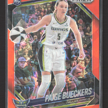2025 Panini Prizm Paige Bueckers #5 Orange RC