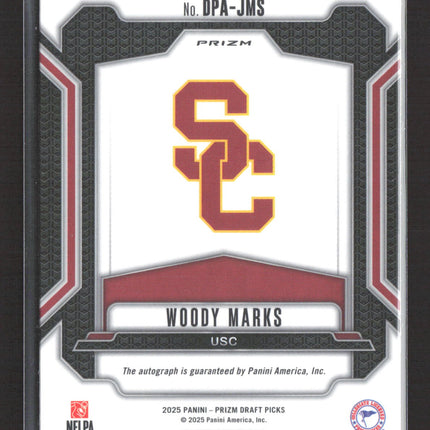 2025 Panini Prizm Draft Picks Woody Marks #DPA-JMS RC Auto
