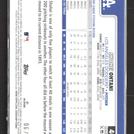 2025 Topps Series Two Shohei Ohtani #400 Gold Foil Crackle /50
