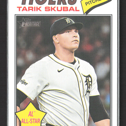 2024 Topps Heritage Tarik Skubal #281 White Border