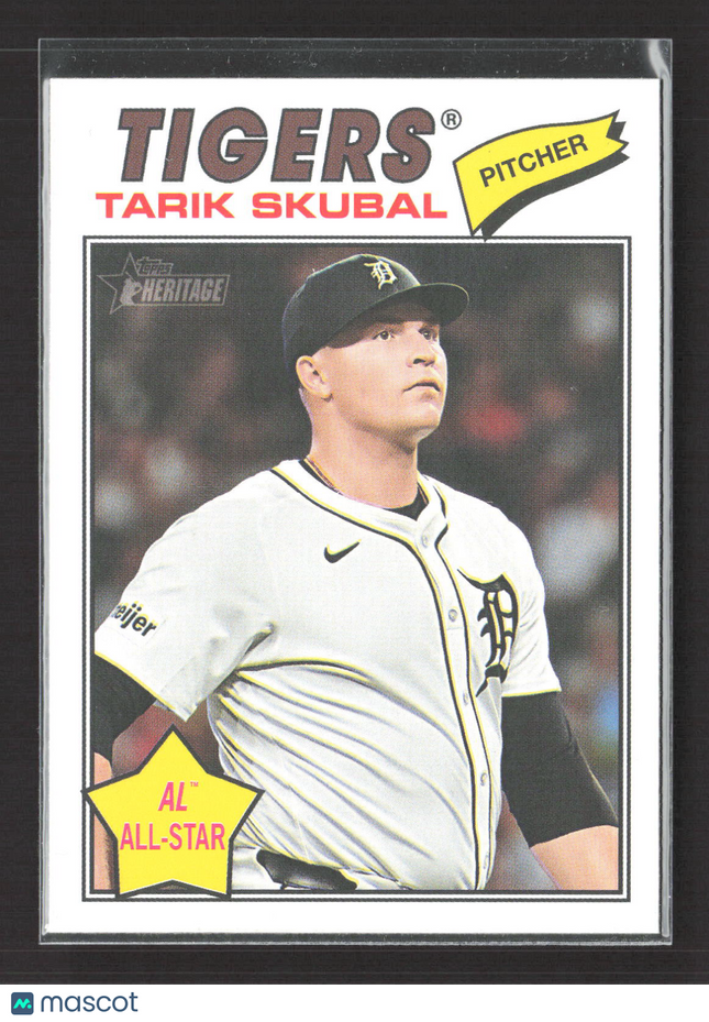 2024 Topps Heritage Tarik Skubal #281 White Border