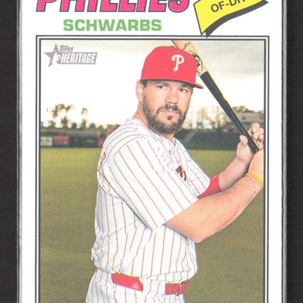 2026 Topps Heritage Kyle Schwarber #159 Nickname Variation