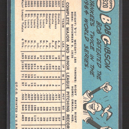 1965 Topps Bob Gibson #320