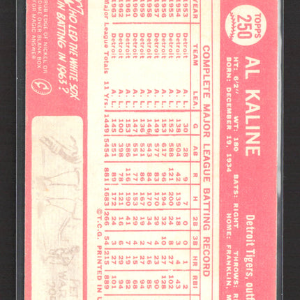 1964 Topps Al Kaline #250