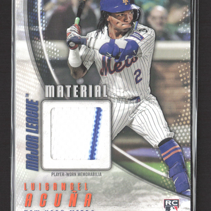 2025 Topps Major League Material Luisangel Acuna #MLM2-LAC Patch RC