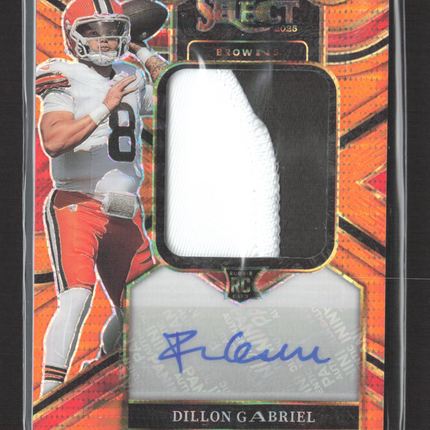2026 Panini Select Prizm Dillon Gabriel #JRS-DGL 43/45 Patch RC Jumbo Patch Auto