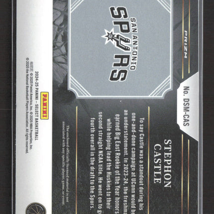 2025 Panini Select Draft Selections Prizm Stephon Castle #DSM-CAS RC Jersey