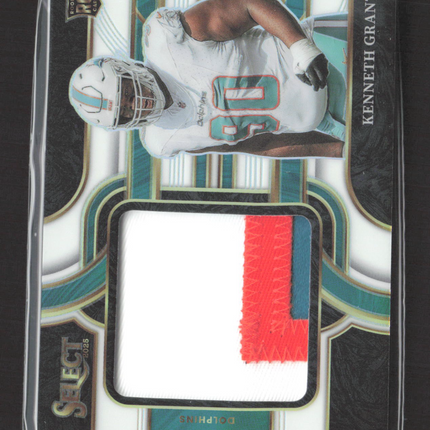 2026 Panini Select Prizm Kenneth Grant #JRSW-KGT 63/99 RC Jumbo Rookie Patch