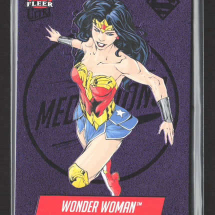 2025 Fleer Ultra Superman Purple Medallions Medallion #M-12 Wonder Woman