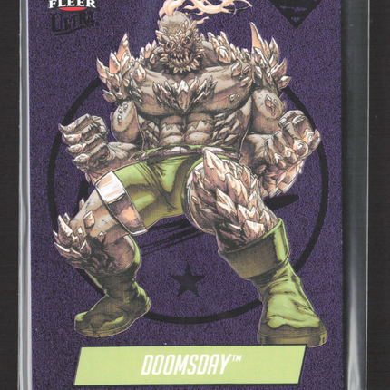 2025 Fleer Ultra Superman Medallions Medallion #M-38 Doomsday Purple