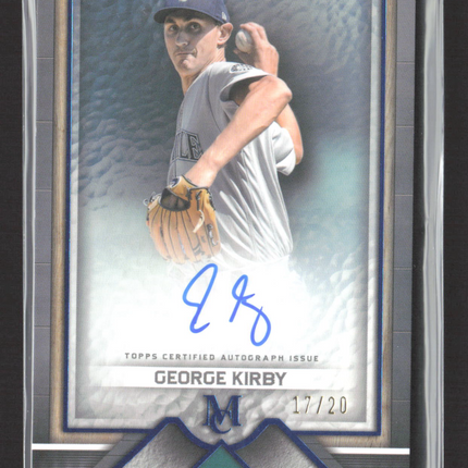 2023 Topps Museum Collection George Kirby #AA-GK Archival Autograph 17/20 Auto