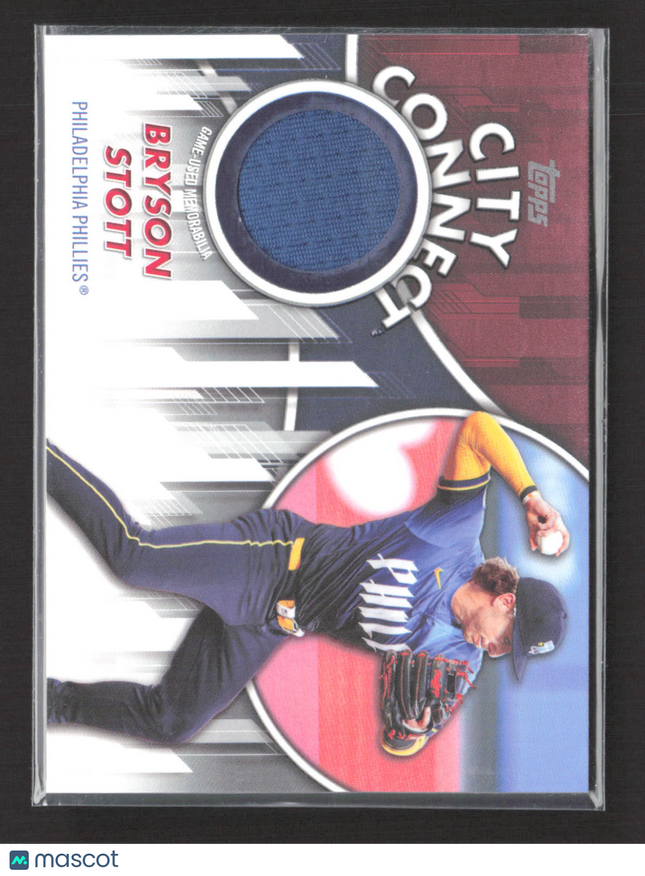 2026 Topps City Connect Swatch Collection Bryson Stott #CC2-BS Game-Used Jersey