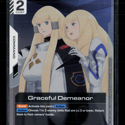 Gundam Card Game Graceful Demeanor Phantom Aria Rare • GD04-117 Holofoil