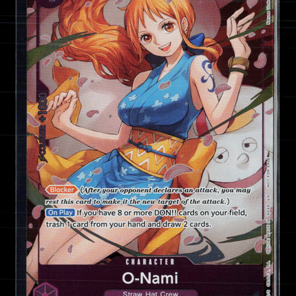 One Piece O-Nami Extra Booster: One Piece Heroine's Edition C • ST18-002 Foil