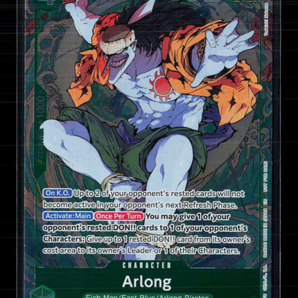 One Piece Card Game Arlong (Dash Pack) Adventure on Kami's Island Rare OP15-023