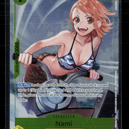 One Piece Nami (OP15-108) (Dash Pack) Adventure on Kami's Island R OP15-108 Foil