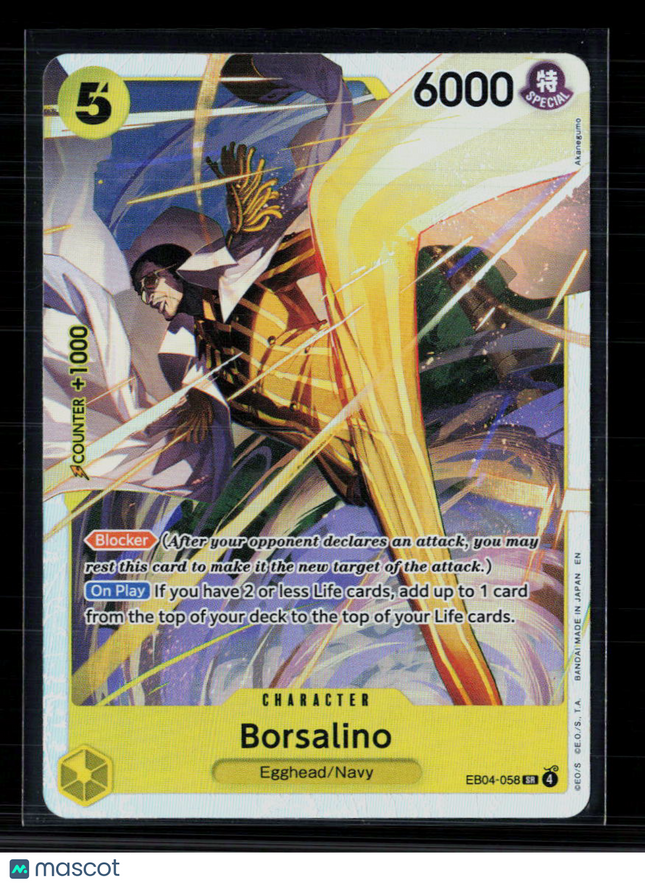 One Piece Borsalino Adventure on Kami's Island SR • EB04-058 Foil
