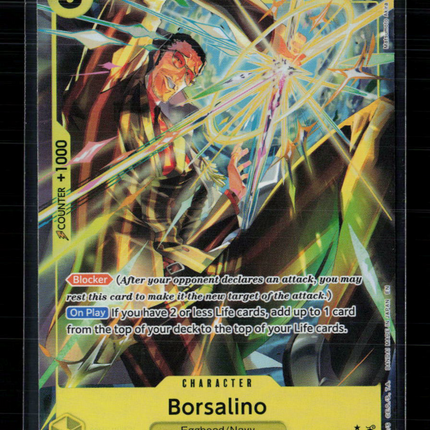 One Piece Borsalino (Alternate Art) Adventure on Kami's Island SR EB04-058 Foil