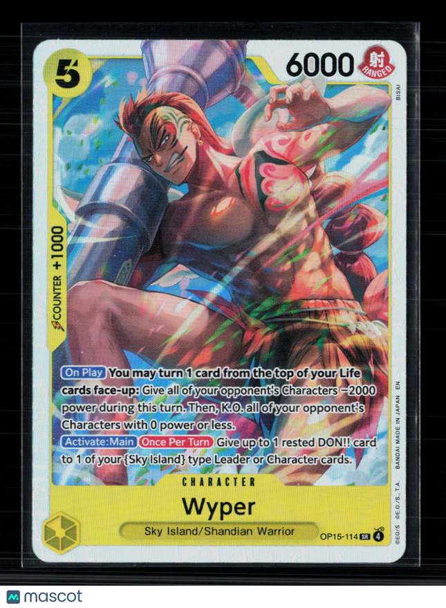 One Piece Wyper Adventure on Kami's Island SR • OP15-114 Foil