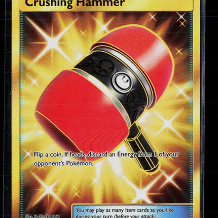 Pokemon 2018 Ultra Prism Crushing Hammer SR UR #166/156