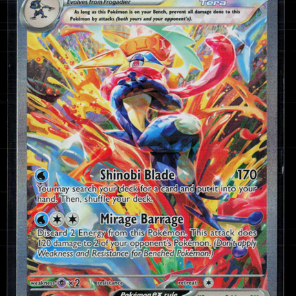 Pokemon 2024 Twilight Masquerade Greninja EX SAR #214/167