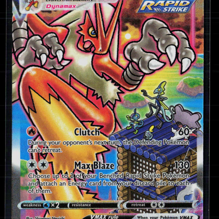 Pokemon 2021 Chilling Reign Blaziken VMAX #201/198