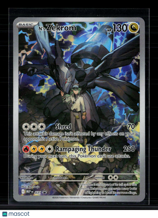 Pokemon 2026 Mega Evolution – Perfect Order N'S Zekrom SAR #031