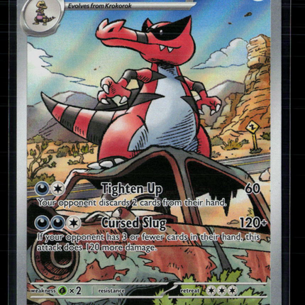 2025 Pokemon Scarlet & Violet Black Bolt Krookodile #137/86