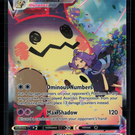 Pokemon 2022 Brilliant Stars Mimikyu VMAX CSR #TG17/TG30