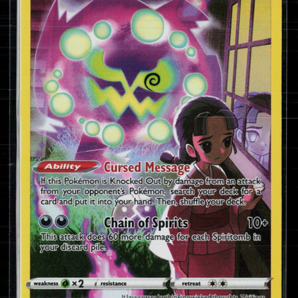 Pokemon 2022 Astral Radiance Spiritomb CHR #TG09/TG30