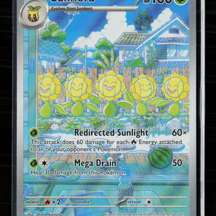 Pokemon 2024 Twilight Masquerade Sunflora #169/167
