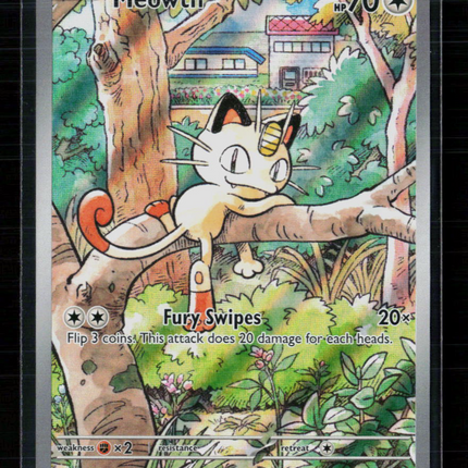 Pokemon 2025 Prismatic Evolutions Meowth #106/94