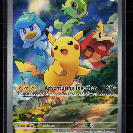 Pokemon 2023 Scarlet & Violet Pikachu #SVP EN 027