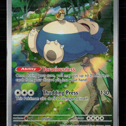 Pokemon 2023 Scarlet & Violet Snorlax #SVP EN 051