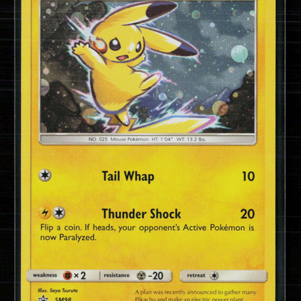 Pokemon 2017 Sun & Moon Pikachu #SM98