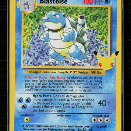 Pokemon 2021 Celebrations Blastoise #2/102