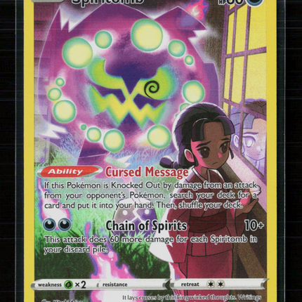 Pokemon 2022 Astral Radiance Spiritomb CHR #TG09/TG30