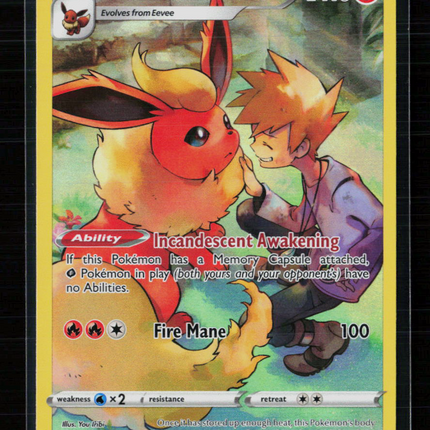 Pokemon 2022 Brilliant Stars Flareon CHR #TG01/TG30