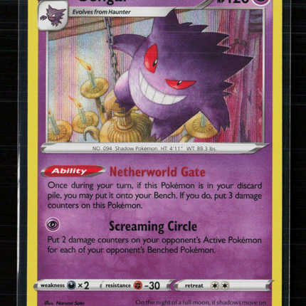 Pokemon 2022 Lost Origin Gengar #66/196