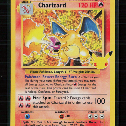 Pokemon 2021 Celebrations Charizard #4/102