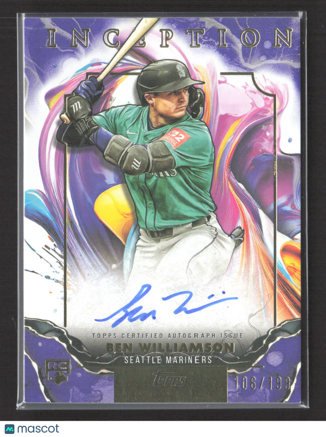 2025 Topps Inception Ben Williamson #RESA-BW 106/199 RC Auto