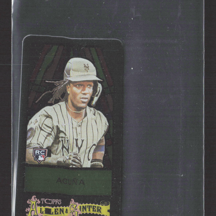 2025 Topps Allen & Ginter Luisangel Acuna #376 RC Stained Glass Mini