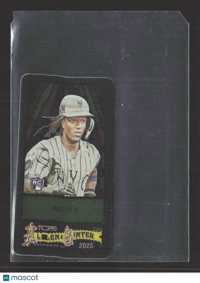 2025 Topps Allen & Ginter Luisangel Acuna #376 RC Stained Glass Mini