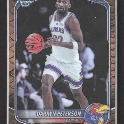 2025 Bowman Chrome University Darryn Peterson #BCP-2 1st Bowman Reptilian