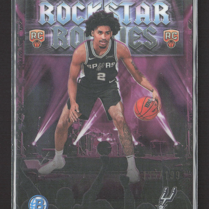 2025 Bowman Chrome Rockstar Rookies Dylan Harper #RR-2 RC Fuchsiia /199