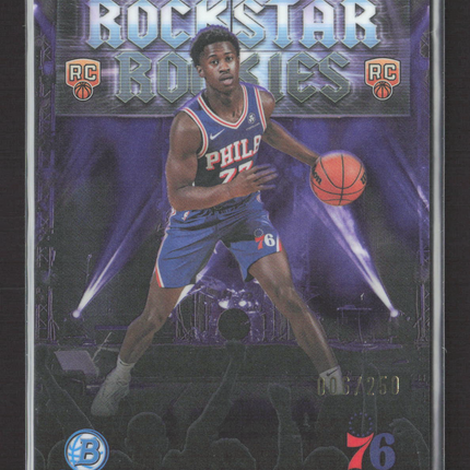 2025 Bowman Chrome Rockstar Rookies VJ Edgecombe #RR-3 006/250 RC Purple