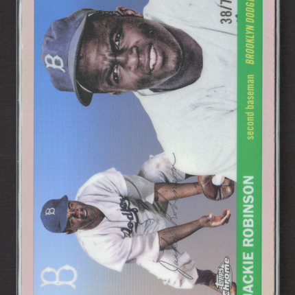 2025 Topps Chrome Platinum Jackie Robinson #480 Rose Gold 38/75