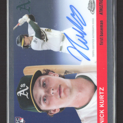 2025 Topps Chrome Platinum Baseball Nick Kurtz #CPA-KU RC Auto