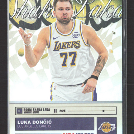2026 Topps NBA Hoops Boom Shaka Laka Luka Doncic #BO-3