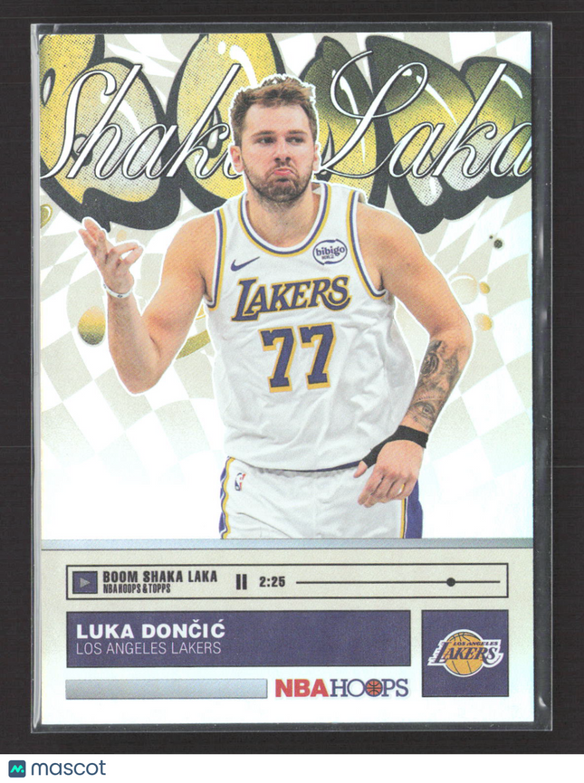 2026 Topps NBA Hoops Boom Shaka Laka Luka Doncic #BO-3
